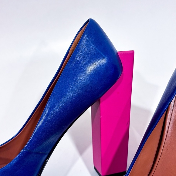 UNITED NUDE Blue and pink high heels shoes - Picture 9 of 12